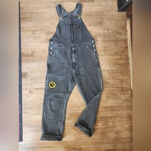 Levi's Black/Gray Overalls
